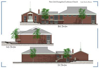 New Life Evangelical Lutheran Church Preliminary Illustration